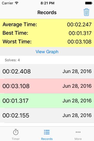 Simple Cube Timer screenshot 2