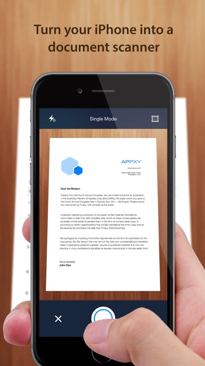 Tiny Scanner - PDF scanner to scan document, receipt & fax screenshot-0