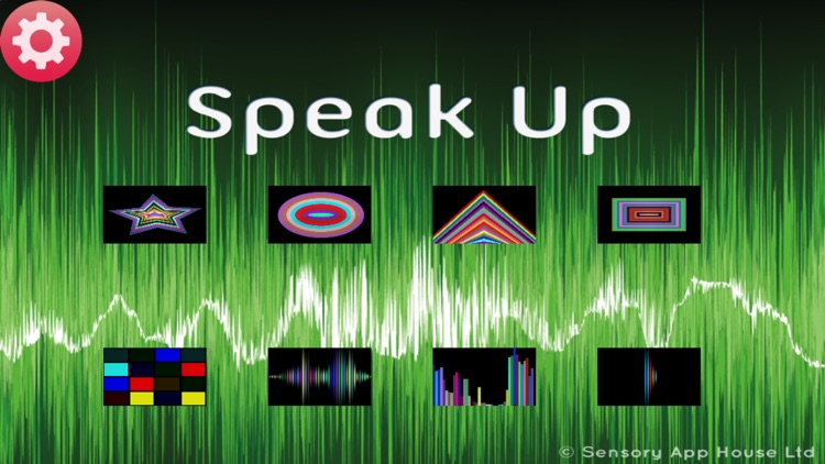 Sensory Speak Up - speech therapy simple game to encourage vocalizing or making sounds