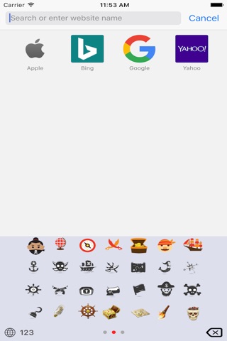 Pirate Emoji Keyboard screenshot 2