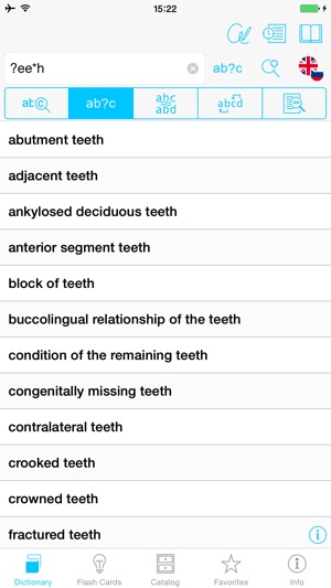 Operator’s English Bilingual Dictionaries for Dentistry Spec(圖2)-速報App