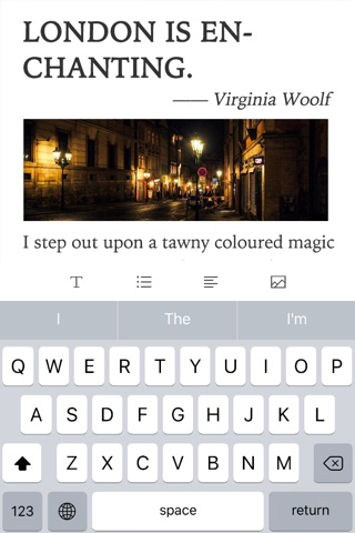 Whiter – simple, clean & elegant journal/diary app screenshot 3