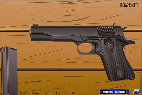 Colt M1911 Gun Builder & Shooting Training - 3D Gunshot Simulator Game screenshot 3