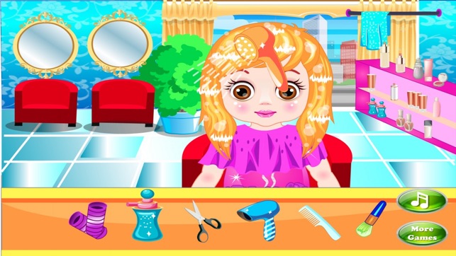 Little Cute Baby Hair Salon(圖2)-速報App