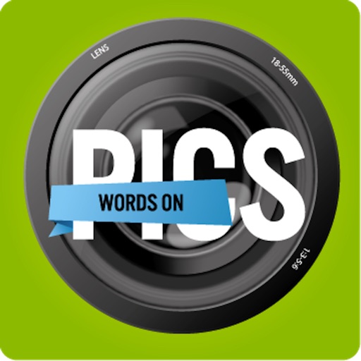 Words on Pics FREE - Photo Captions (Text) & Thought/Speech Bubbles Icon