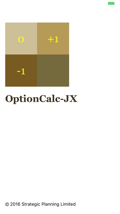 OptionCalcJX