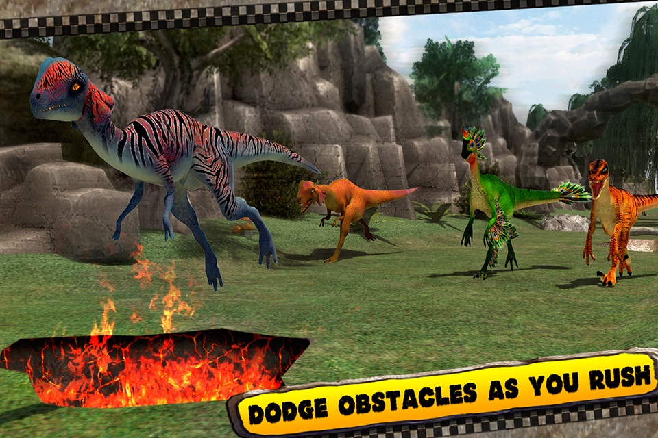 Dinosaur Race 3D screenshot 3