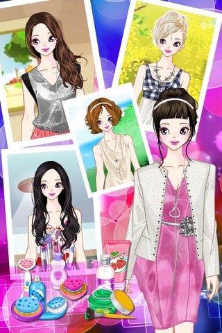 公主与女王 - 时尚明星芭比娃娃化妆、换装养成，女孩子的游戏大全免费 screenshot 3