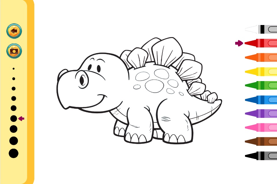 Dinosaurs Coloring Book - Painting Game for Kids screenshot 3