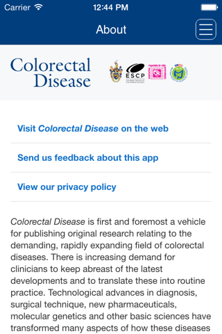 Colorectal Disease screenshot 2