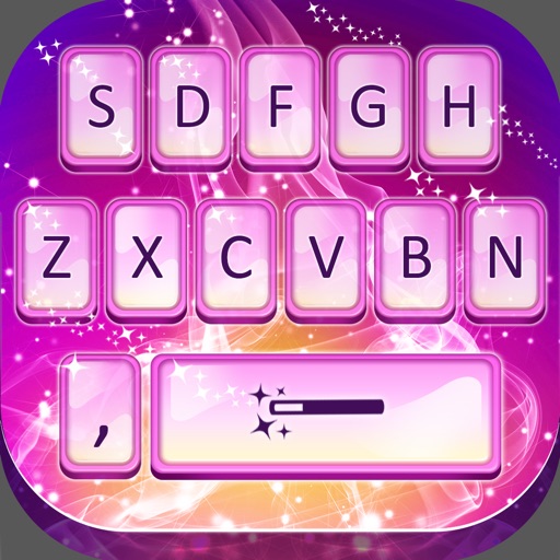 Magic Keyboard Designs – Glow.ing Key Skins with Cute Emoji and Fonts for Text.ing