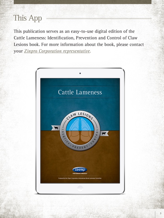 Cattle Lameness Book by Zinpro Corporation: Identification, Prevention and Control of Claw Lesions