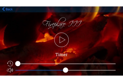 Fireplace App: relaxing aid for everyday activities with timer screenshot 4