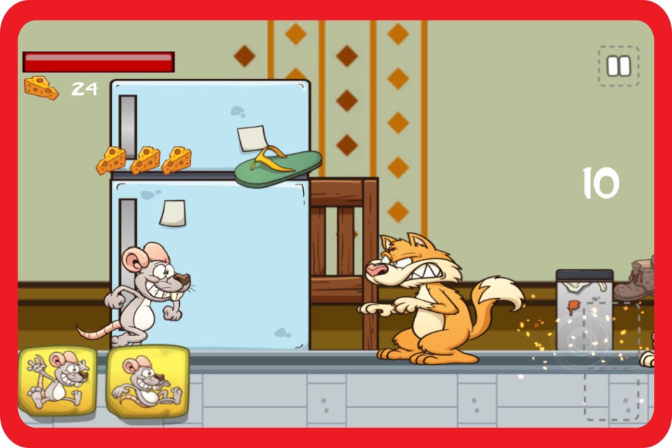 Jerry Mouse & Cat Adventure Game screenshot 2