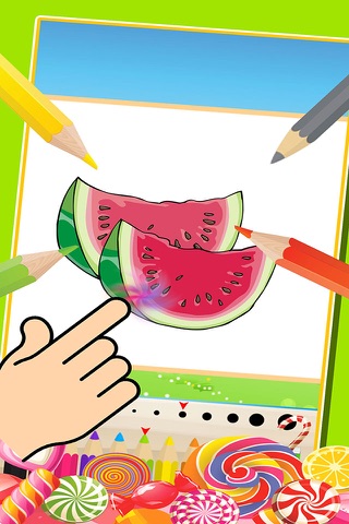 Food Coloring Book Kids Painting Free Printable Coloring Pages screenshot 4