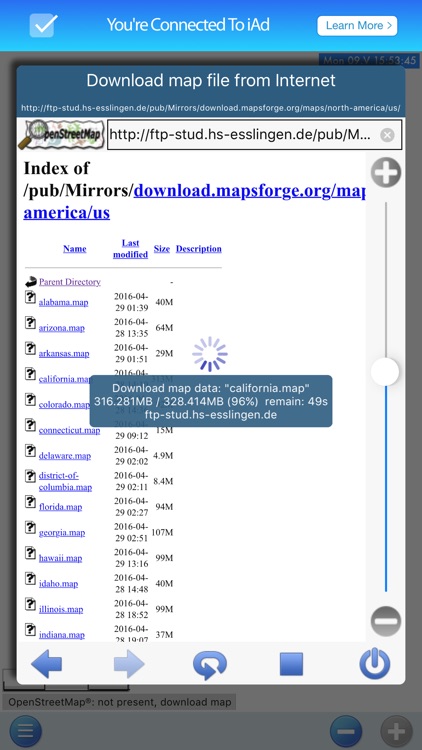 OpenStreetMap offline viewer