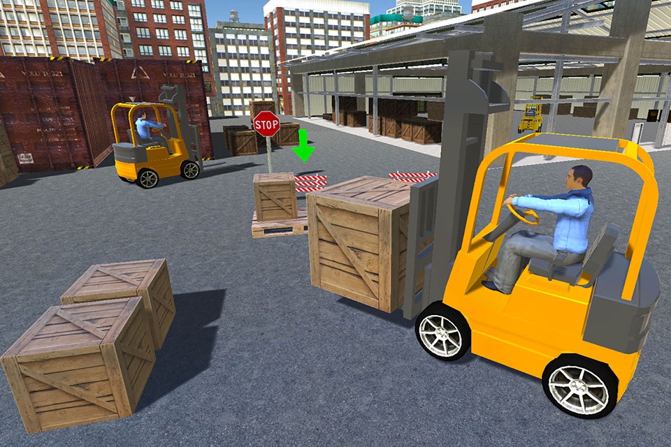 Extreme Forklifter driving 3D simulator screenshot 4