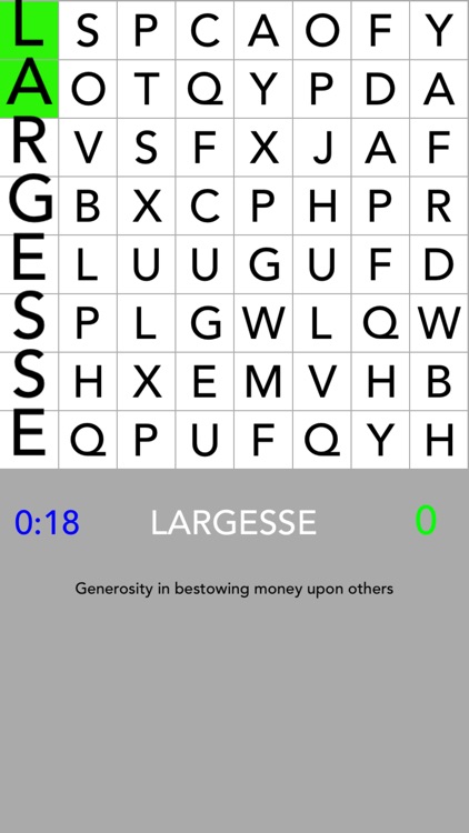 One Word Search - Big Words Version