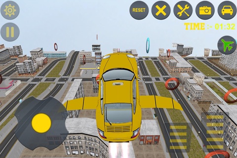Flying Taxi Car Driver 3D Simulator screenshot 2