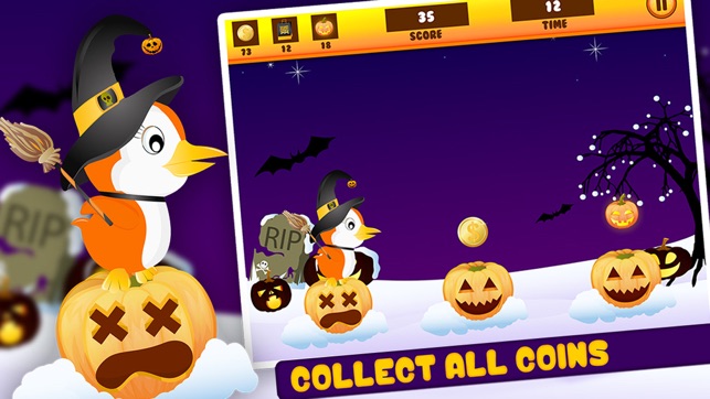 Baby Penguin Jump - Halloween Edition(圖3)-速報App