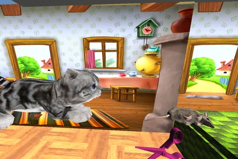 Kitten Cat VS Rat Runner Game screenshot 2