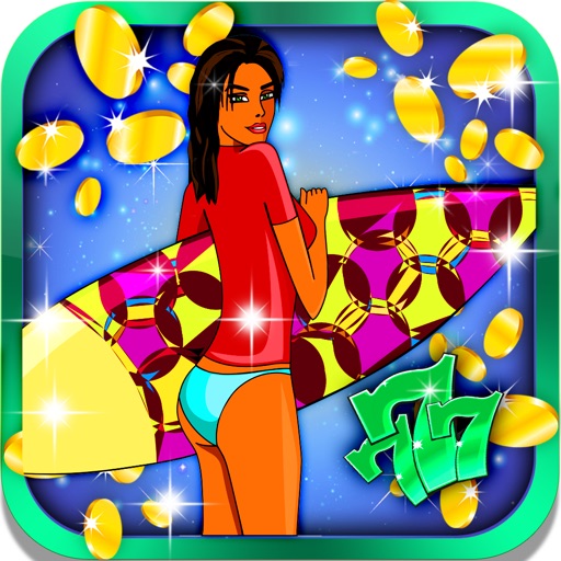 Summer Fun Slots: Show off your surfing skills Icon