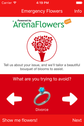 Emergency Flowers screenshot 2