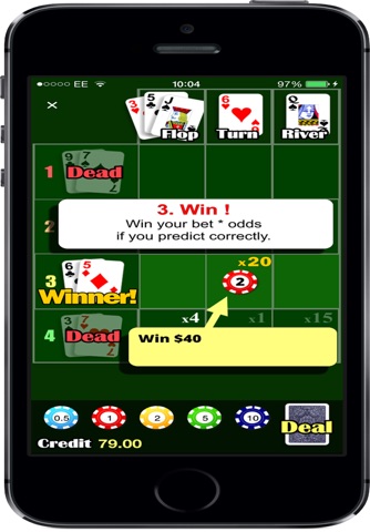 Texas HedgeEm - Watch, Predict, Win Texas Holdem Poker screenshot 4