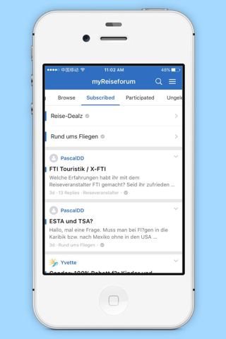 myReiseforum screenshot 4