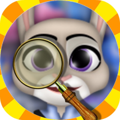 Rabbit Police Investigation - Funny Seeking/Room Clean Up&Baby Games Icon