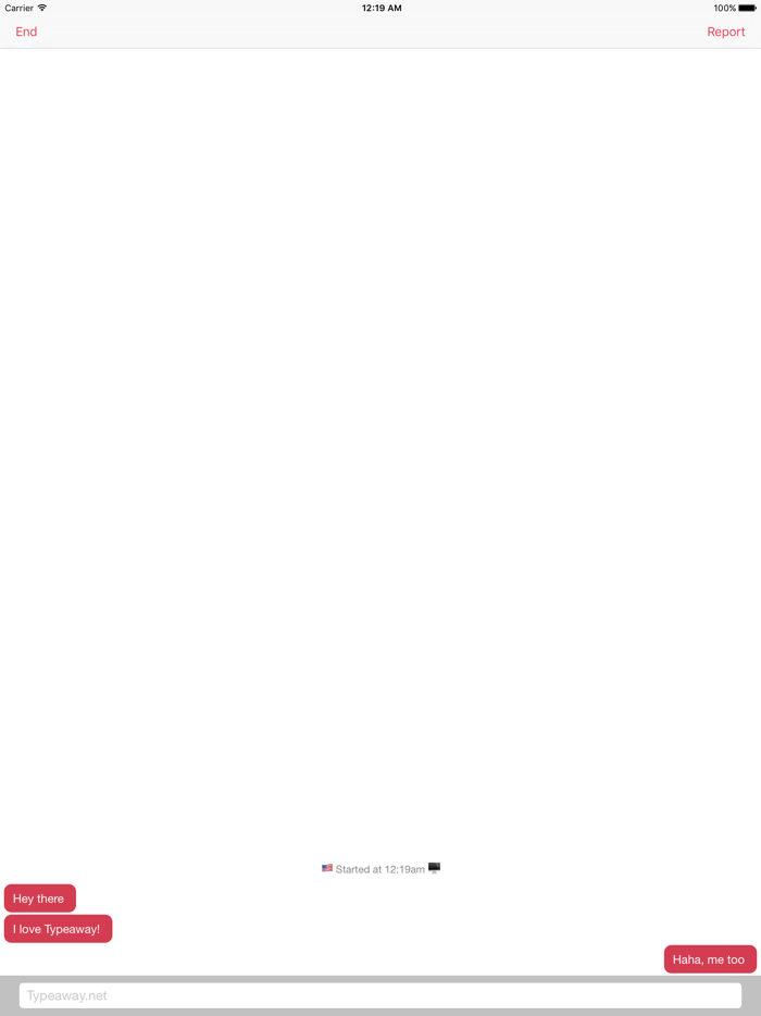 Typeaway – Chat with the world