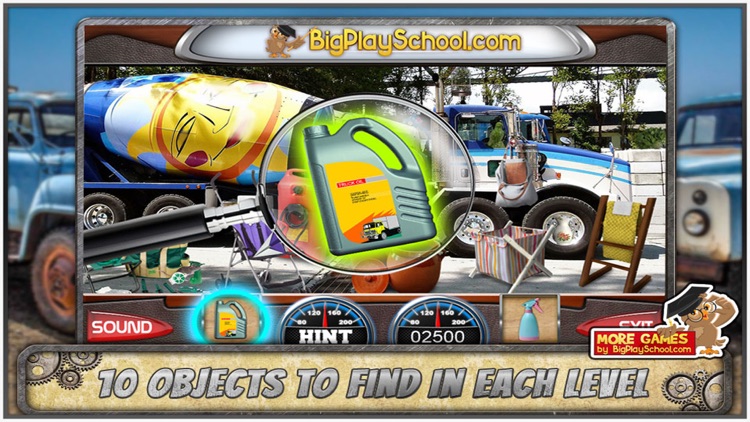 Trucking Hidden Objects Game