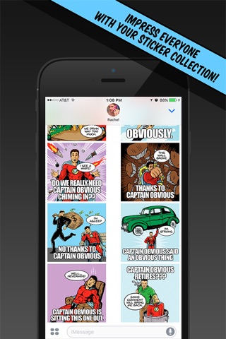 Captain Obvious Stickers screenshot 2