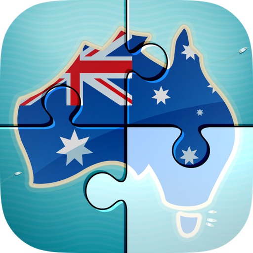 Australia Jigsaw Puzzle 4 Kids HD - fun educational learning game for children of all ages Icon
