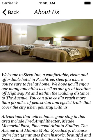 Sleep Inn hotel in Peachtree City, GA screenshot 3