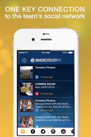 Manchester City FC Official Keyboard screenshot 2