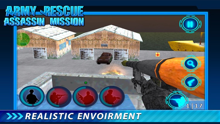 Army Rescue Assassin Mission screenshot-3