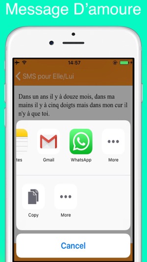 SMS D'amour : +900 Messages Français pour Whatsapp(圖3)-速報App