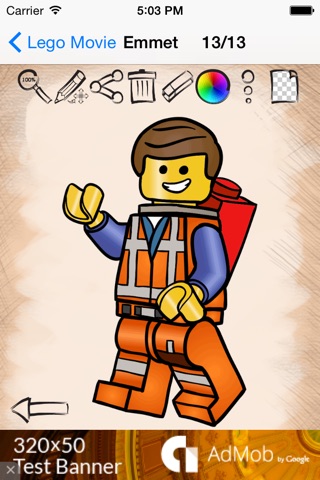 How to Draw Lego Movie edition screenshot 4