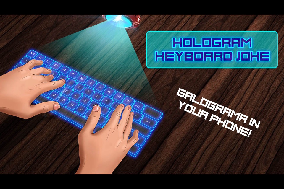 Hologram Keyboard Joke screenshot 2