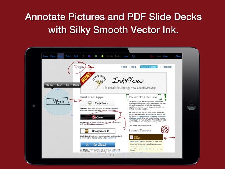 Vittle Pro: Recording Video Whiteboard