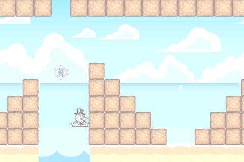 Snowman in Summer - The Jumping Fellow Adventure Game screenshot 2
