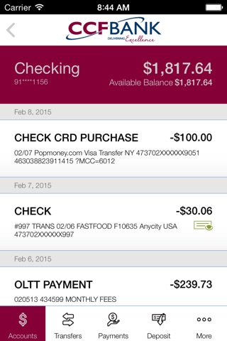 CCFBANK Mobile screenshot 4