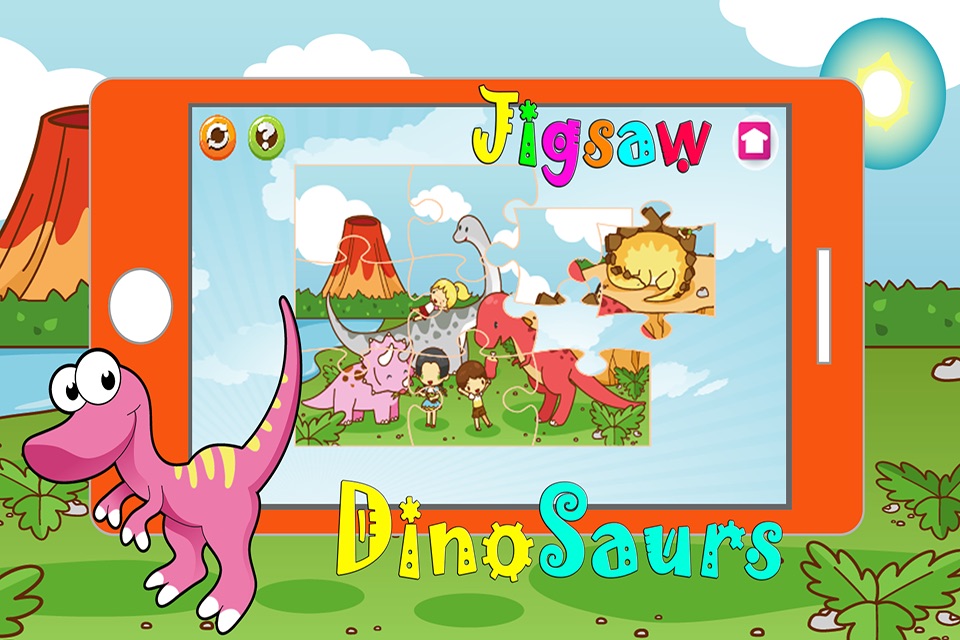 Dinosaur Jigsaw Puzzles Learning Games For Kids screenshot 2