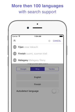 ReTranslator - translating web pages and extension for Safari screenshot 3