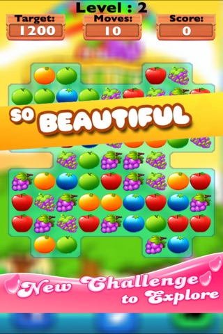 Amazing Fruit Candy Smash HD-Your Fruity Strategy Puzzle screenshot 2