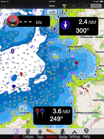 Brittany Nautical Charts Pro screenshot 3