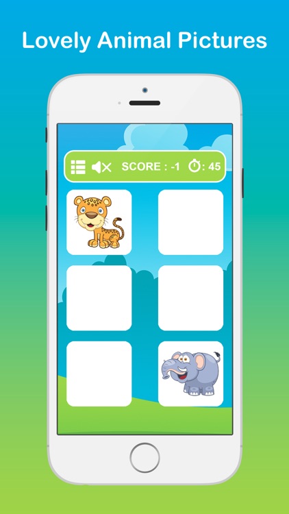 Animal Matching 4 Kid - Memory Game for Preschool