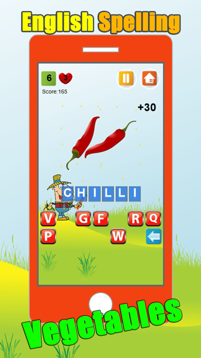 英語のスペル 野菜 英単語 ゲーム つづり Iphoneアプリ Applion