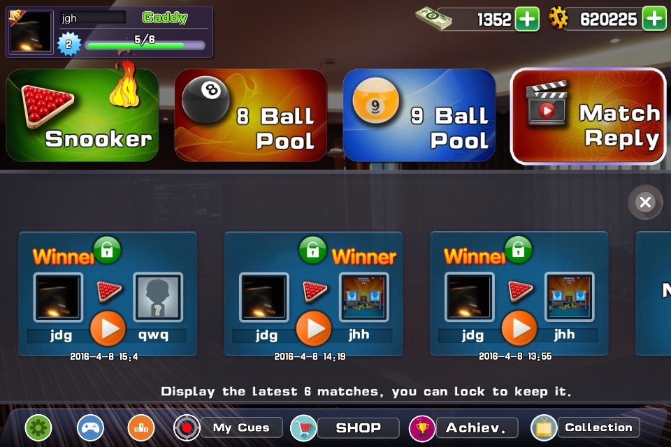 SnookerOL screenshot 4